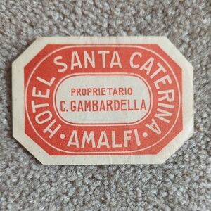 1940:S Hotel Luggage Tags